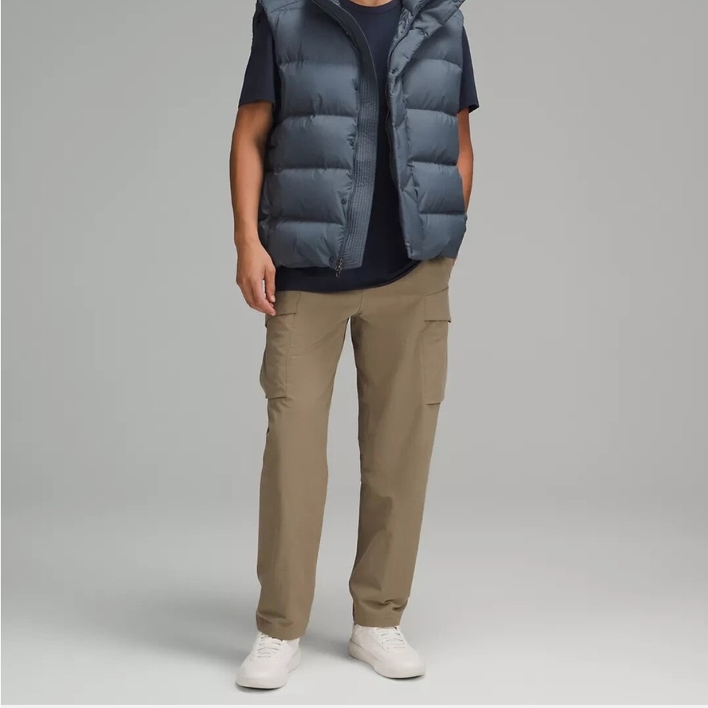 Lululemon Stretch Cotton VersaTwill Relaxed-Fit Cargo Pant Fawn Brown Sz 38 NWT